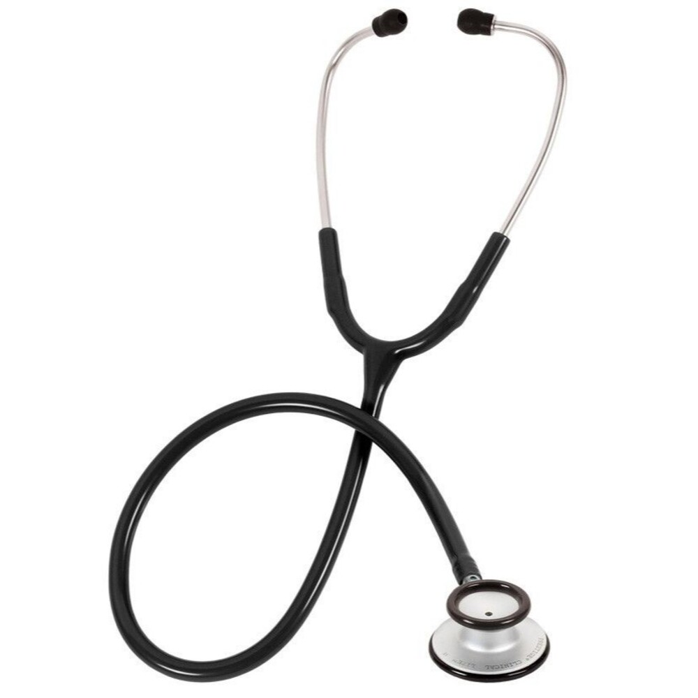 Prestige Medical Clinical Lite Stethoscope High Performance 121 Black 31" Light
